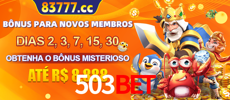 Anúncio dos benefícios para Membro VIP Sênior na plataforma 503bet, incluindo bônus promocionais, semanais e mensais, ilustrado com o personagem Fortune Tiger.